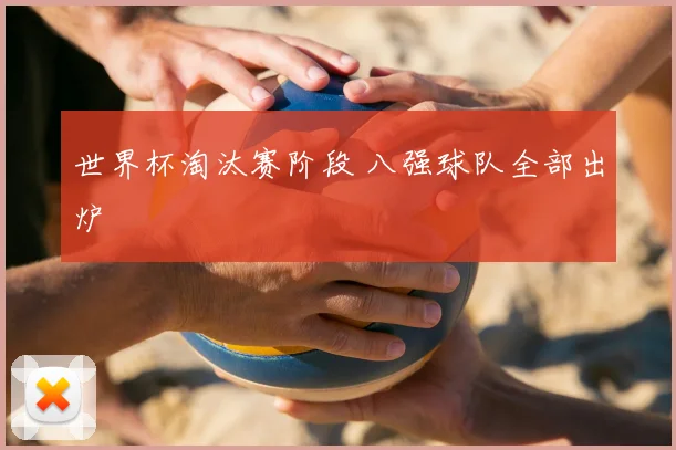 世界杯淘汰赛阶段 八强球队全部出炉